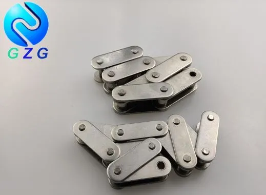 Ланац транспортера са двоструким кораком од нерђајућег челика равна страна