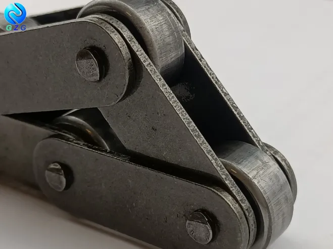 Ланац транспортера са равним бочним плочама са двоструким кораком серије Б